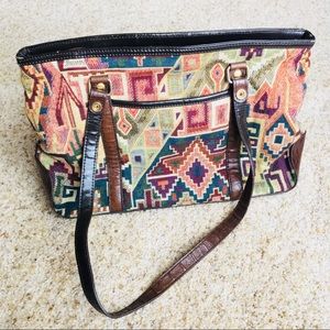 FREE🍓 aztec geometric tribal print purse